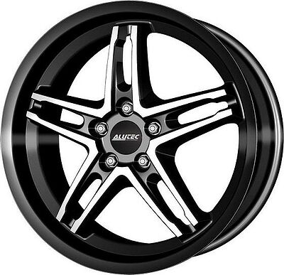Alutec Poison Cup 8x18 5x112 ET 30 Dia 66.5 Diamond Black Front Polished