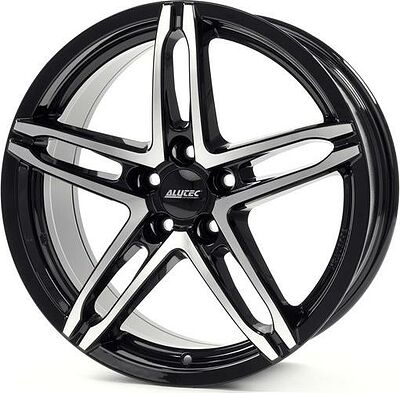 Alutec Poison 7x17 5x100 ET 38 Dia 63.3 Diamond Black Front Polished