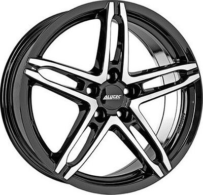 Alutec Poison 7x16 5x100 ET 38 Dia 63.3 Schwarz Poliert