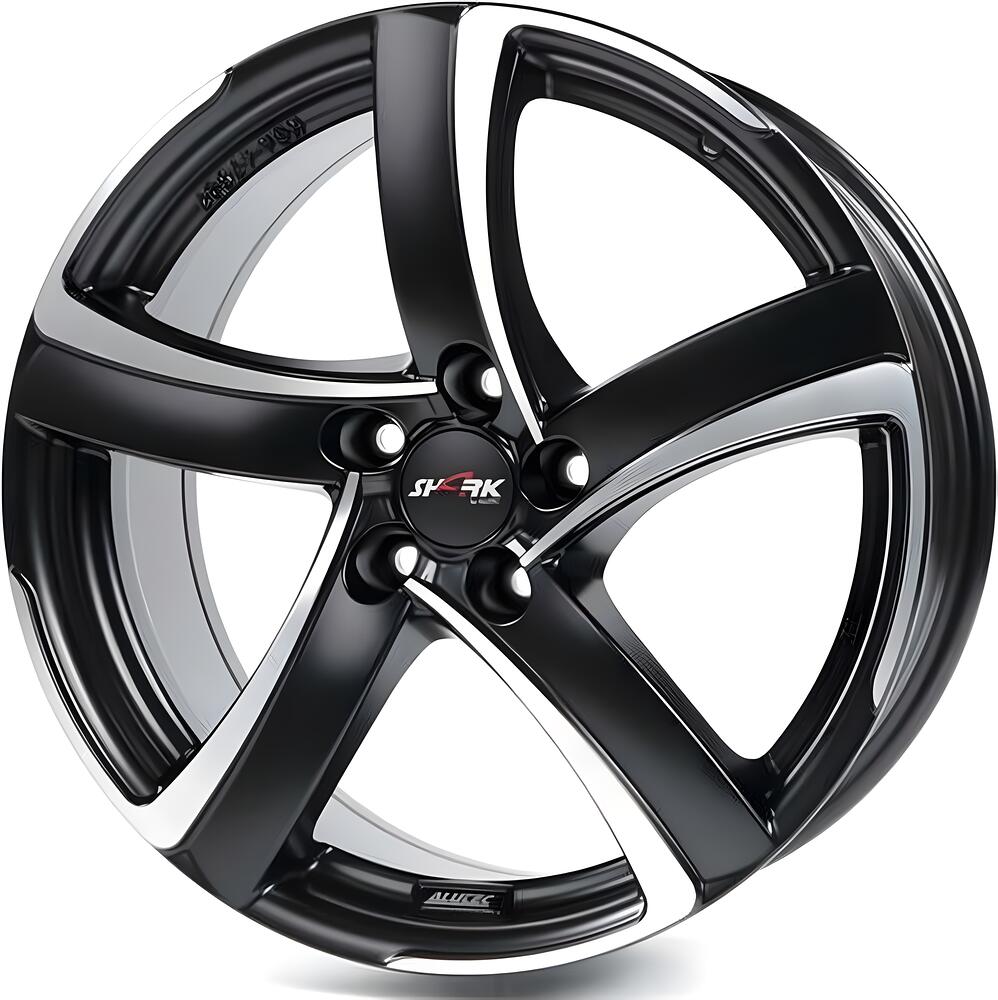Alutec Shark 7x17 4x108 ET 25 Dia 65.1 Racing Black