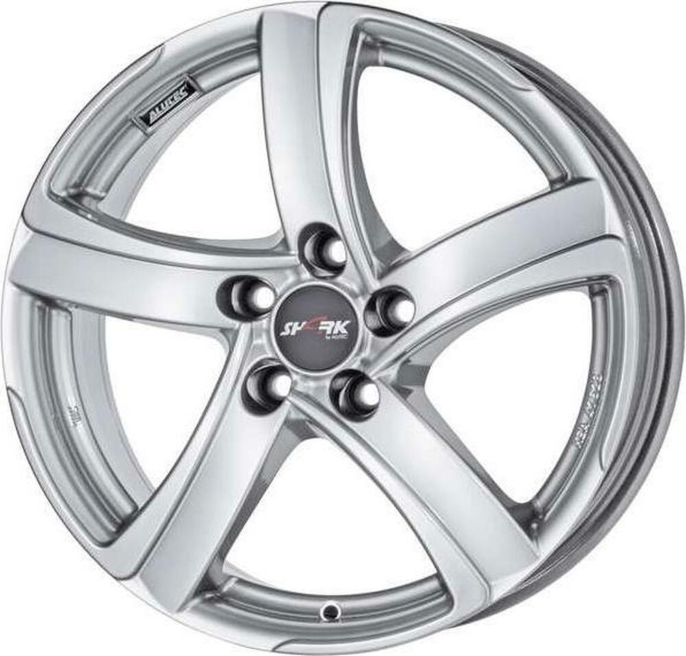 Alutec Shark 7x16 5x100 ET 38 Dia 63.3 Sterling Silver
