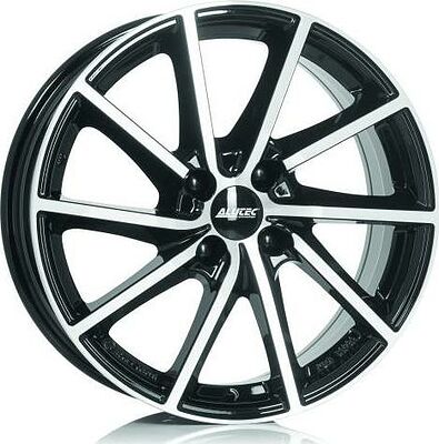 Alutec Singa 6x16 4x100 ET 40 Dia 56.6 Diamond Black Front Polished