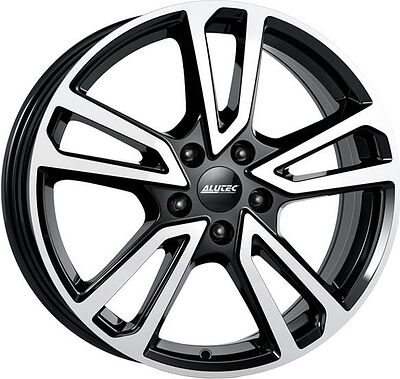 Alutec Tormenta 8x18 5x108 ET 55 Dia 63.4 Diamond Black Front Polished
