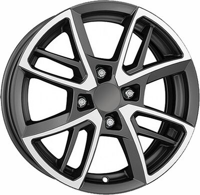 Alutec Xplosive 4 6.5x15 4x100 ET 35 Dia 63.3 Graphite matt front polished