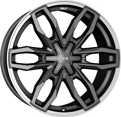 ATS Temperament 6 8.5x18 6x139.7 ET 40 Dia 67.1 Blizzard Grey Lip Polished