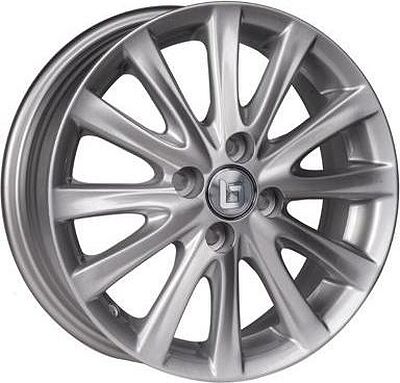 Bantaj BJ2406 5.5x15 4x100 ET 45 Dia 60.1 silver