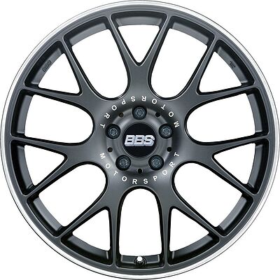 BBS CH 8.5x19 5x112 ET 48 Dia 82 Titanium