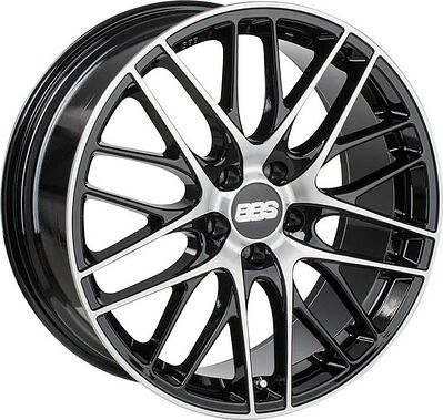 BBS CS 8x18 5x112 ET 40 Dia 82 Satin black/diamond-cut