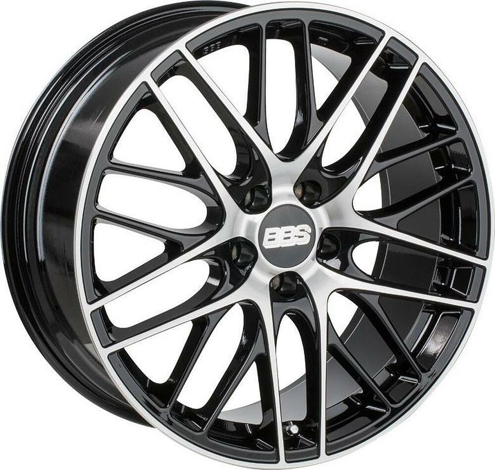 BBS CS 7.5x17 4x100 ET 38 Dia 70 Satin black/diamond-cut