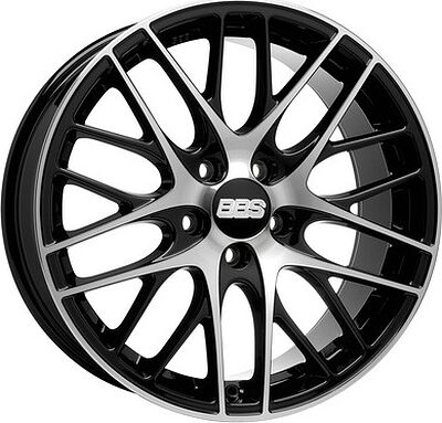BBS CS 8x18 5x110 ET 40 Dia 82 schwarz/poliert