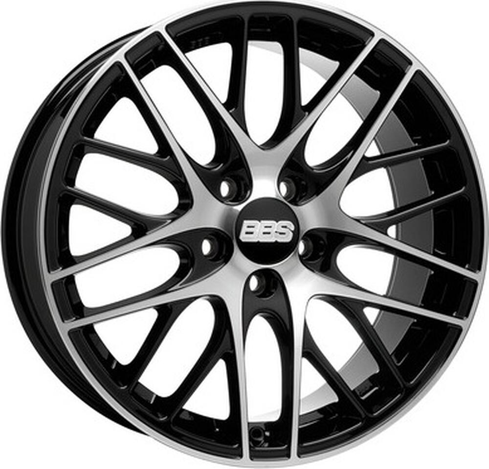 BBS CS 7.5x17 4x100 ET 38 Dia 70 schwarz/poliert