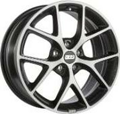 BBS SR 8x18 5x112 ET 35 Dia 82 Vulcano grey black diamond cut