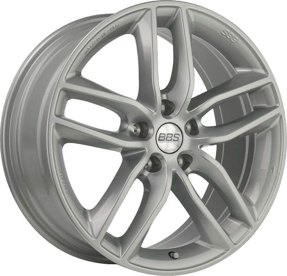 BBS SX 8x18 5x114.3 ET 40 Dia 82 Brilliant Silver