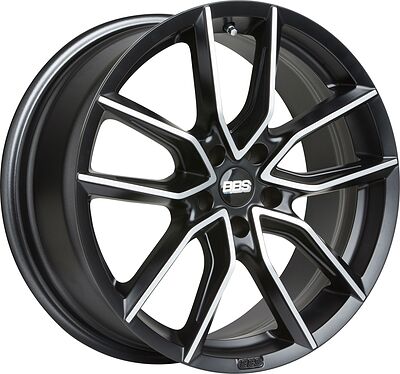 BBS XA 8.5x20 5x112 ET 32 Dia 82 BLACK DIAMOND CUT