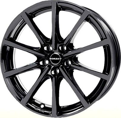 Borbet BL5 8x17 5x112 ET 48 Dia 72.5 Black glossy
