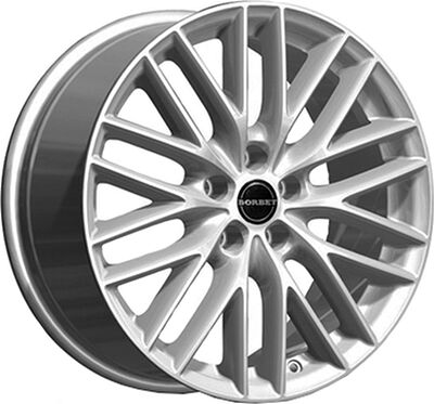 Borbet BS5 7x16 5x100 ET 38 Dia 64 brilliant-silber