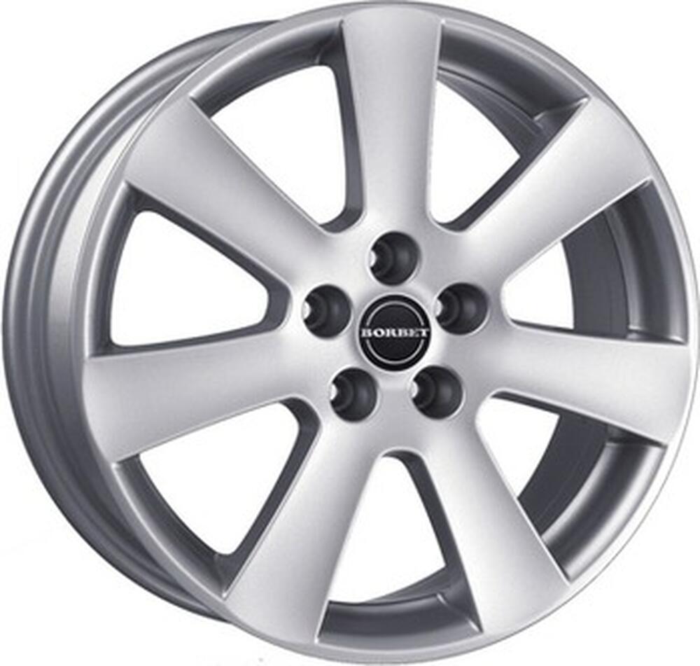 Borbet CA 7x16 5x114.3 ET 42 Dia 67.1 Cristal silver