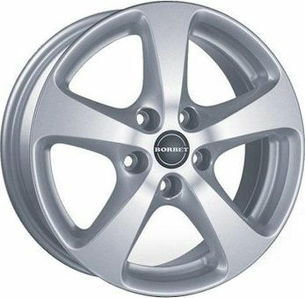 Borbet CC 7x16 5x108 ET 40 Dia 72.5 Crystal Silver