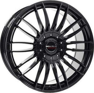 Borbet CW3 9x20 5x112 ET 55 Dia 66.6 Black glossy