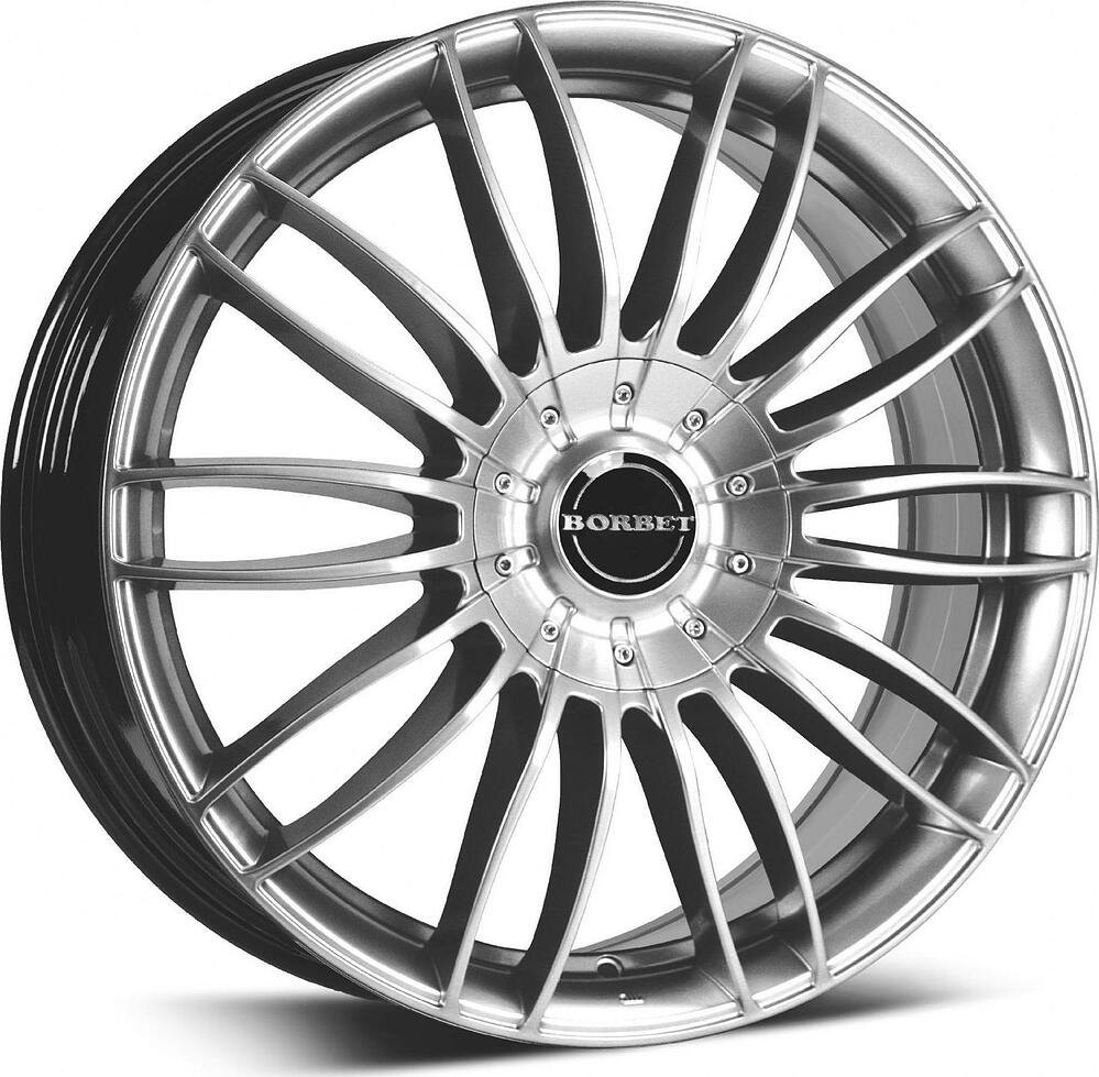 Borbet CW3 9x20 5x112 ET 35 Dia 66.6 silver