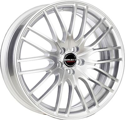 Borbet CW4/5 8x18 5x108 ET 45 Dia 72.5 Cristal silver