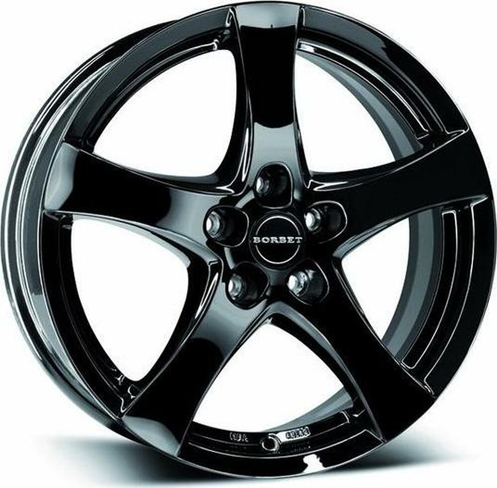 Borbet F 8x18 5x108 ET 40 Dia 72.5 Black Gloss