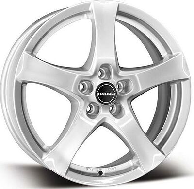 Borbet F 7x17 5x114.3 ET 45 Dia 67.1 silver