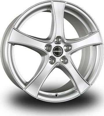 Borbet F2 6x17 5x112 ET 48 Dia 66.6 Brilliant silver