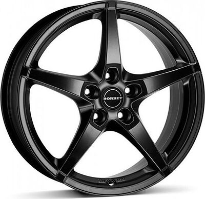 Borbet FS 8x17 5x112 ET 45 Dia 72.5 Black Matt