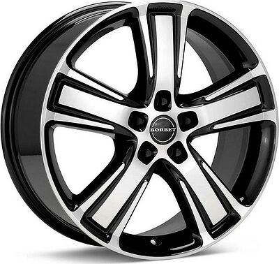 Borbet MA 8x18 5x112 ET 35 Dia 72.5 Black Polished