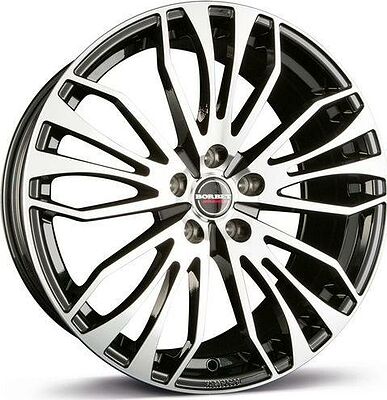Borbet RB 8x18 5x112 ET 45 Dia 72.5 Black Polished