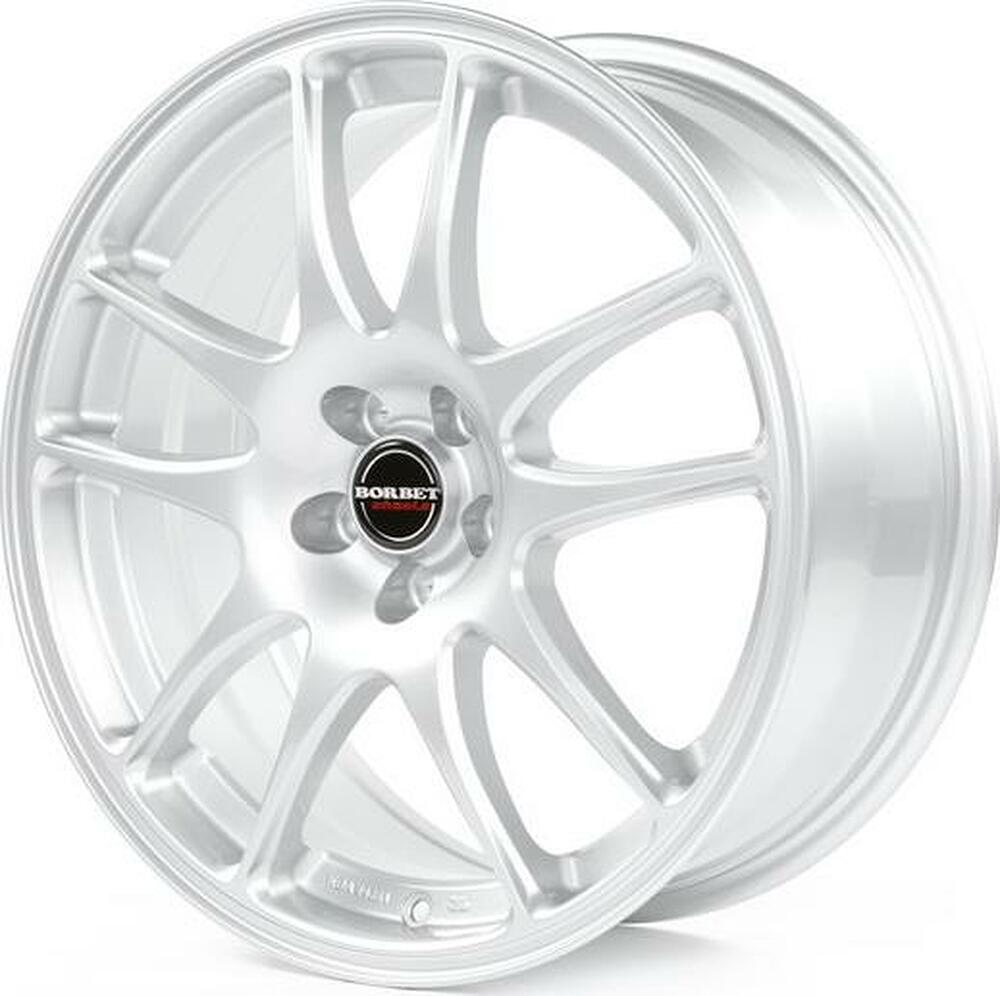 Borbet RS 7x17 4x100 ET 35 Dia 64 Brilliant Silver