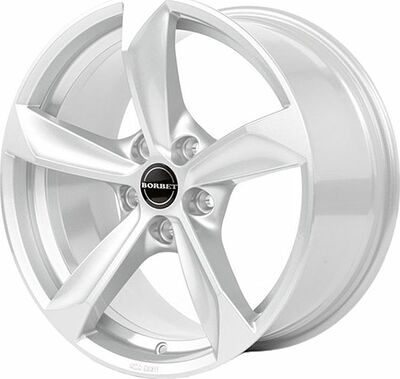 Borbet S 9x20 5x130 ET 50 Dia 71.6 Brilliant silver
