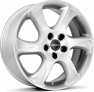 Borbet TL 7x16 5x112 ET 39 Dia 66.5 Brilliant Silver