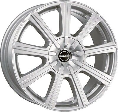 Borbet TS 8.5x18 5x112 ET 40 Dia 72.5 Decorsilber-Lackiert