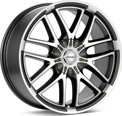 Borbet XA 9x20 5x120 ET 15 Dia 72.5 black chrome poliert