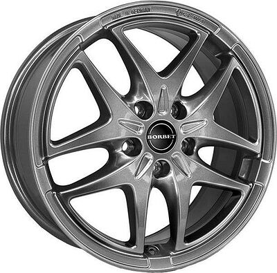 Borbet XB 7x17 5x112 ET 54 Dia 57.06 Gray