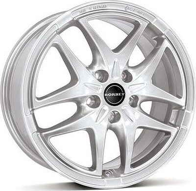 Borbet XB 7x17 5x112 ET 49 Dia 57.1 Cristal silver