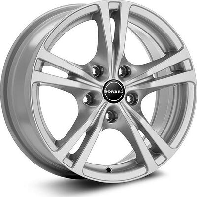 Borbet XLB 7x16 5x120 ET 42 Dia 72.5 silver