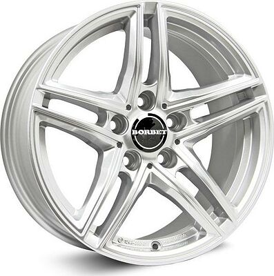 Borbet XRT 8x18 5x112 ET 35 Dia 72.5 Brilliant Silver