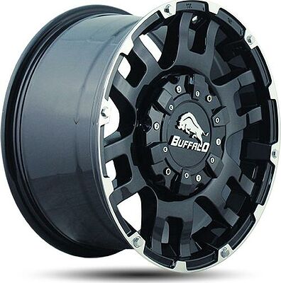 Buffalo BW-004 9x20 6x139.7 Dia 106.3 gloss-black-machined-face