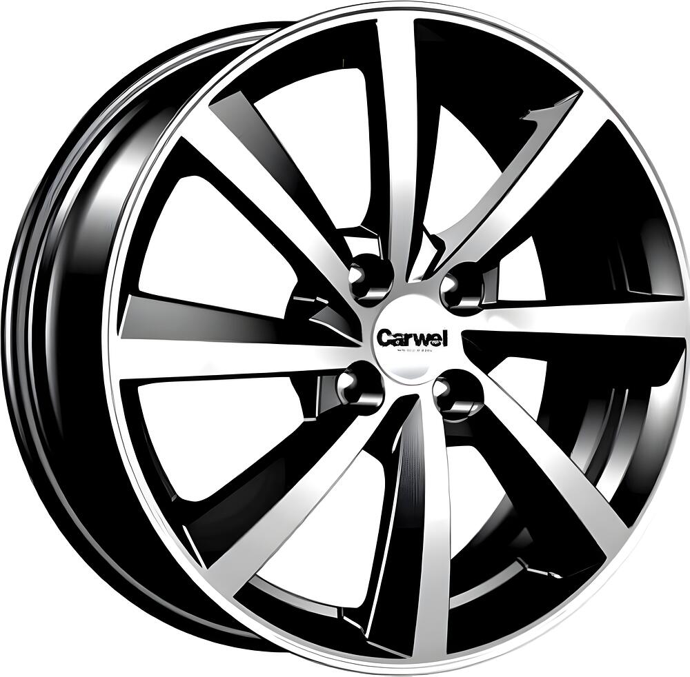 Carwel Акуш 6x15 4x100 ET 45 Dia 67.1 silver