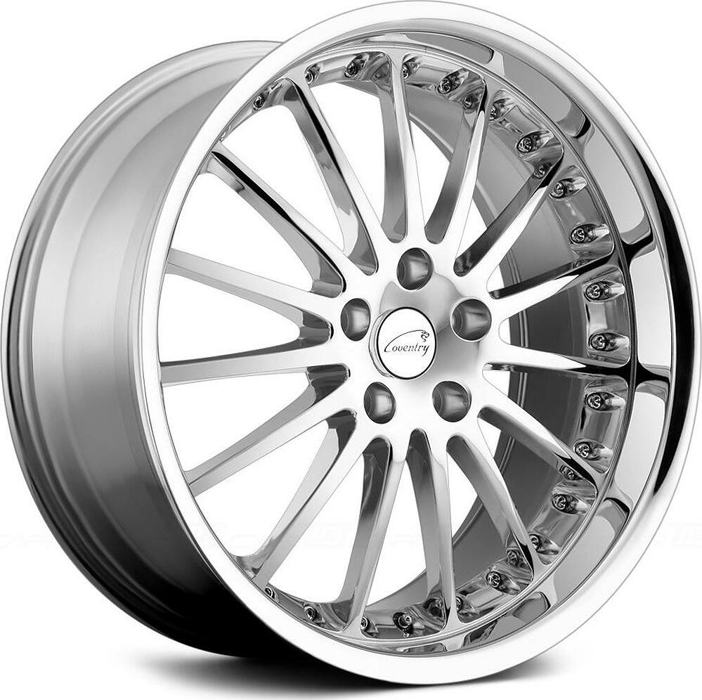 Coventry Whitley 8.5x19 5x108 ET 42 Dia 63.4 Chrome
