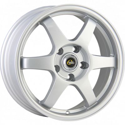 Cross Street CR-08 6x14 4x100 ET 43 Dia 60.1 silver