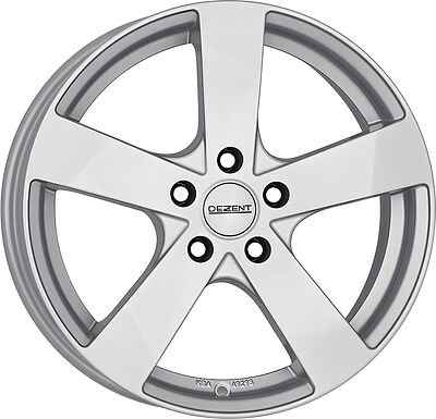 Dezent TD 7x17 4x100 ET 45 Dia 60.1 silver