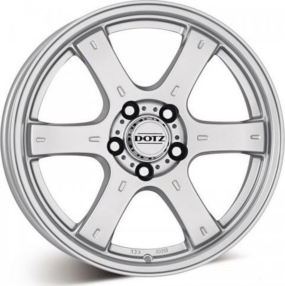 Dotz Crunch si 8x16 6x139.7 ET 20 Dia 106.1 silver