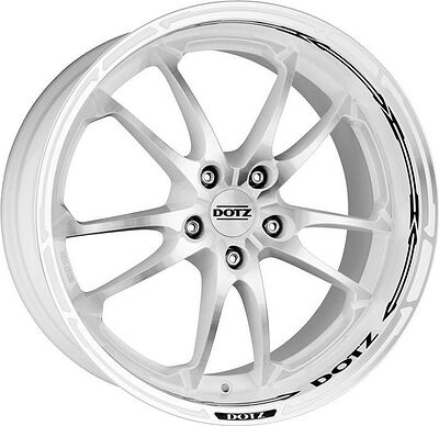 Dotz Tupac 8x18 5x112 ET 35 Dia 70.1 silver