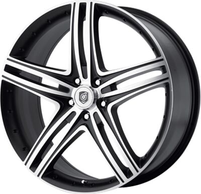Dropstars DS08 8.5x20 5x112 ET 38 Dia 72.62 Black/Machined