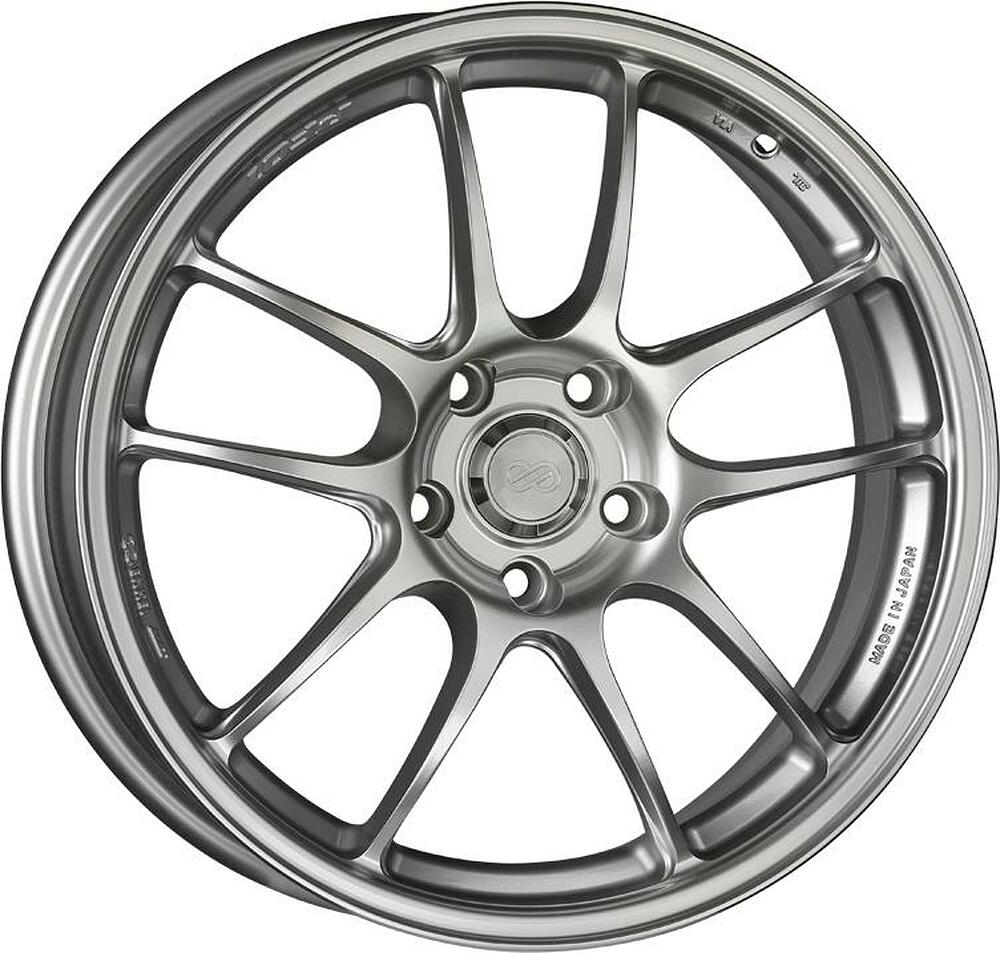 Enkei PF01 7x15 4x100 ET 35 Dia 75 silver