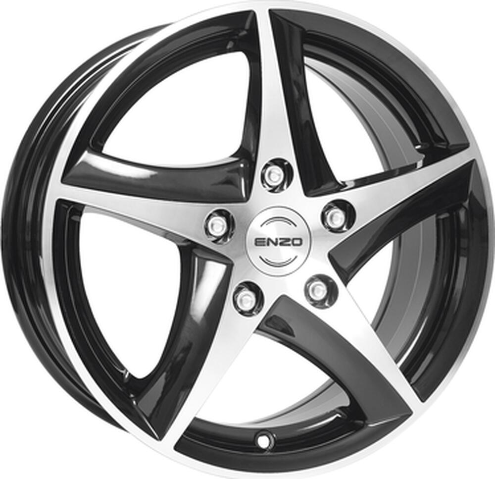 Enzo 101 7x16 5x110 ET 39 Dia 65.1 dark